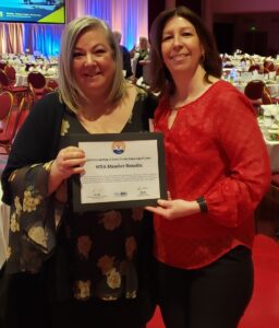 Member Benefits staff receive the United Way Innovation Award