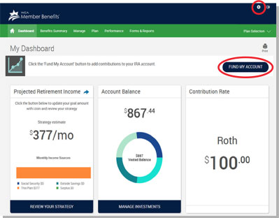 your money dashboard